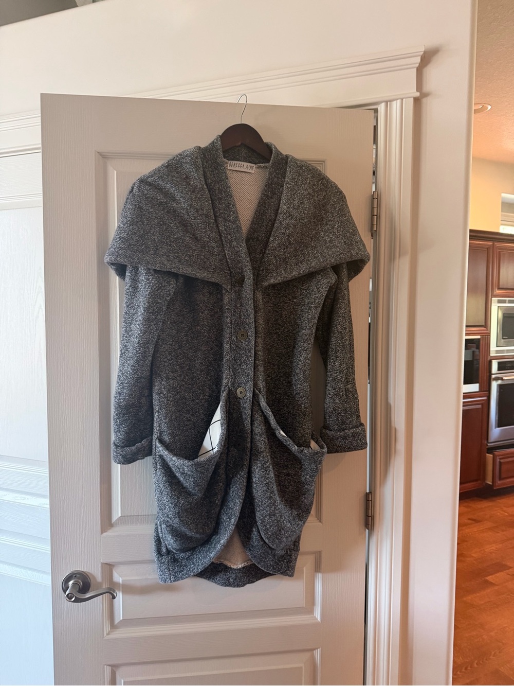 Rebecca King Three Way Cardigan Coatigan - Gray